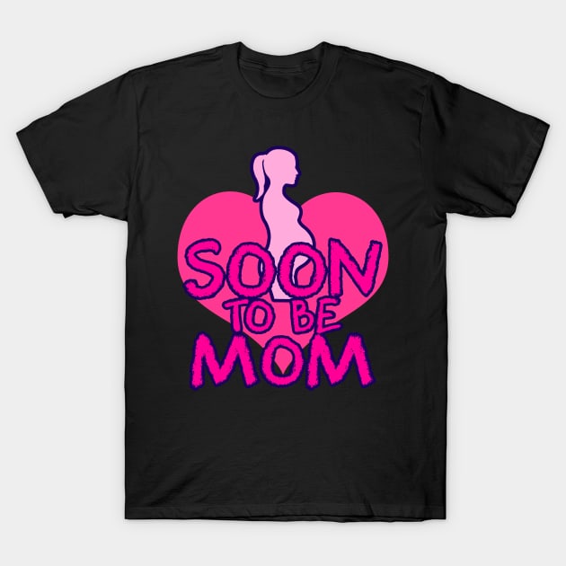 Mother mom pregnancy pregnant offspring T-Shirt by OfCA Design